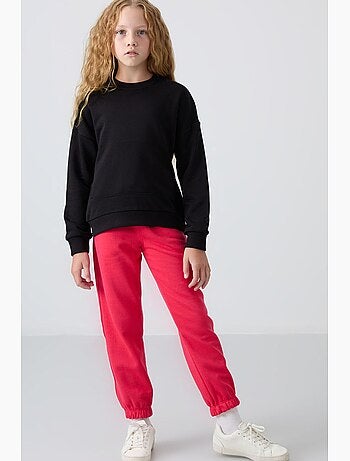 Pantalon de jogging en mélange de coton tommy