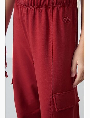 Pantalon de jogging en mélange de coton tommy