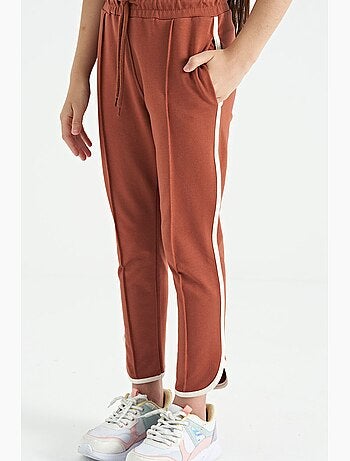 Pantalon de jogging en mélange de coton tommy