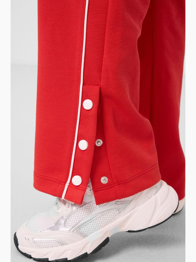 Pantalon de jogging en mélange de coton tommy Rouge - Kiabi