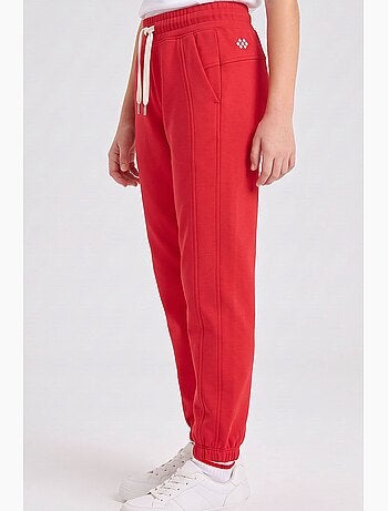 Pantalon de jogging en mélange de coton tommy