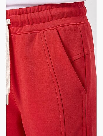 Pantalon de jogging en mélange de coton tommy