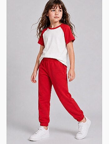 Pantalon de jogging en mélange de coton tommy