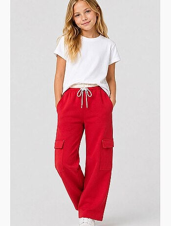 Pantalon de jogging en mélange de coton tommy