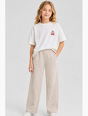 Pantalon de jogging en mélange de coton tommy