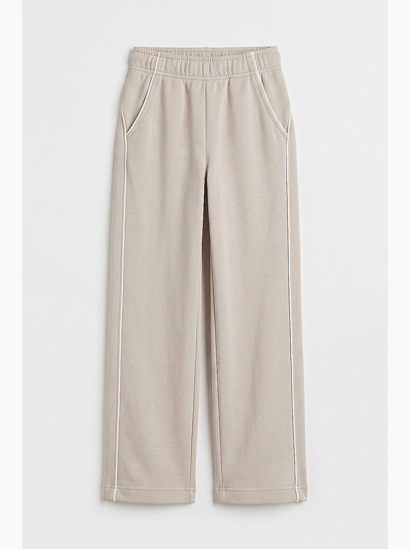 Pantalon de jogging en mélange de coton tommy Sable - Kiabi