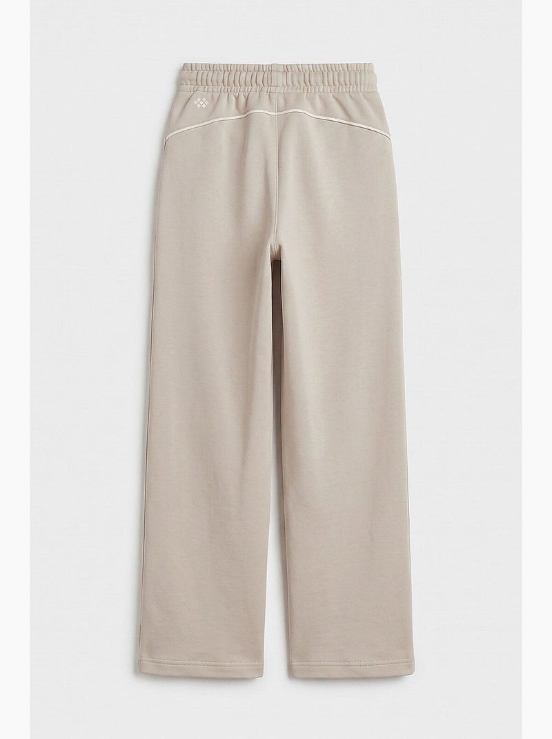 Pantalon de jogging en mélange de coton tommy Sable - Kiabi