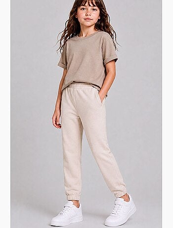 Pantalon de jogging en mélange de coton tommy