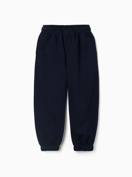 Pantalon de jogging en molleton avec cordon de serrage et poches - Kiabi