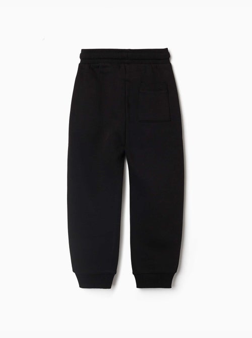 Pantalon de jogging en molleton avec cordon de serrage et poches - Kiabi Pantalon de jogging en molleton avec cordon de serrage et poches - Kiabi