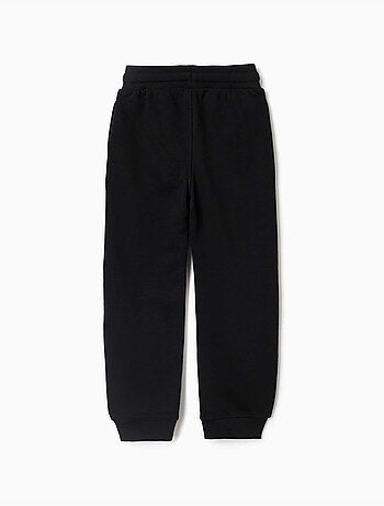 Pantalon de jogging en molleton avec imprimé qui brille dans le noir