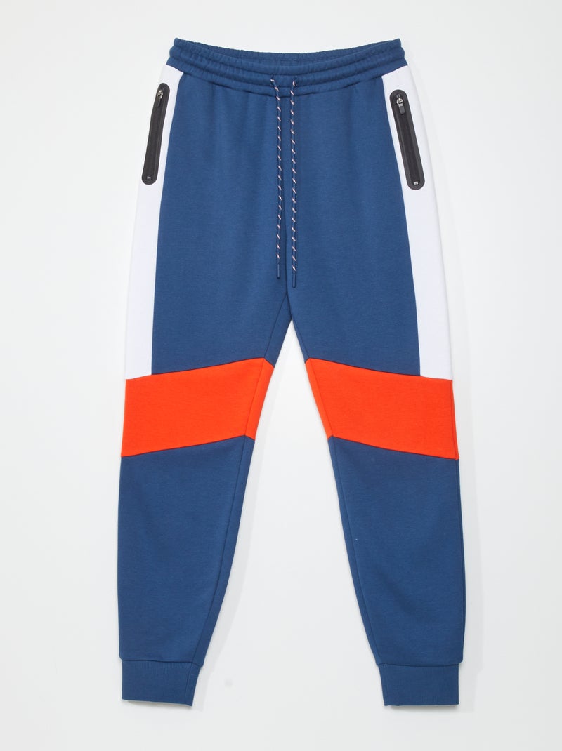 Pantalon de jogging en molleton Bleu - Kiabi