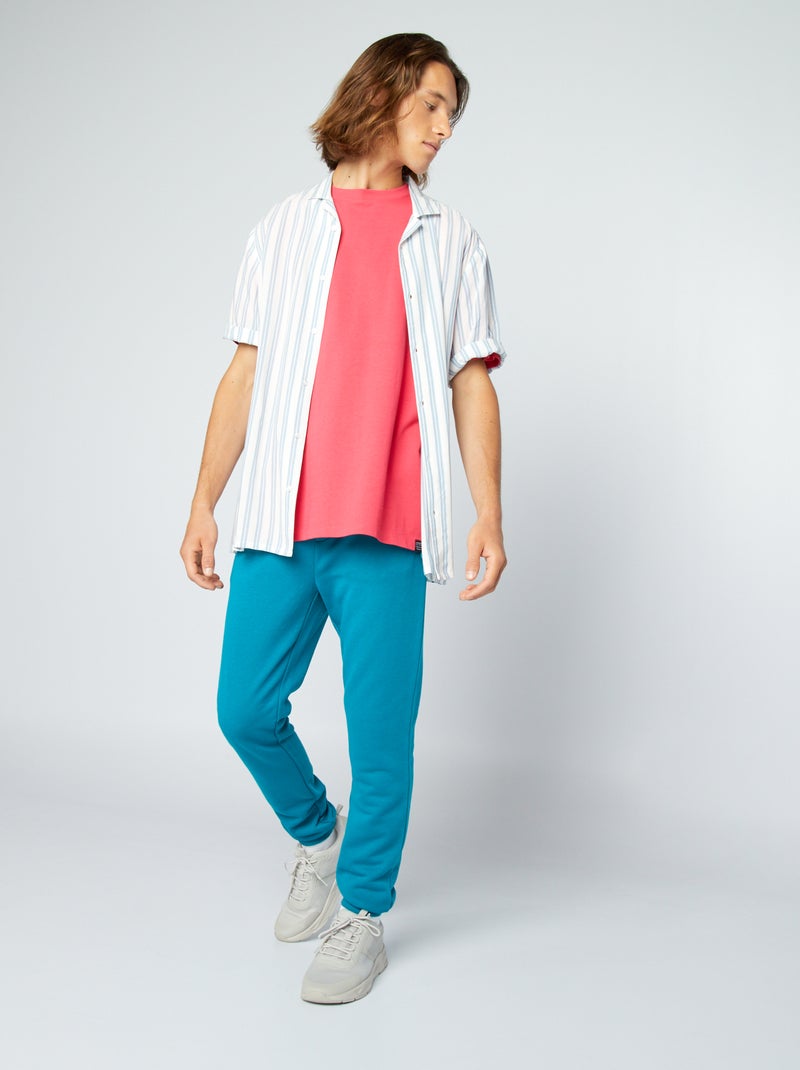 Pantalon de jogging en molleton Bleu - Kiabi