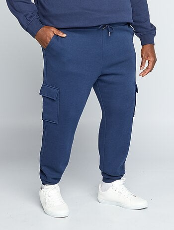Acheter Pantalon de jogging grande taille pour homme Bleu nuit ? Bon et bon  marché