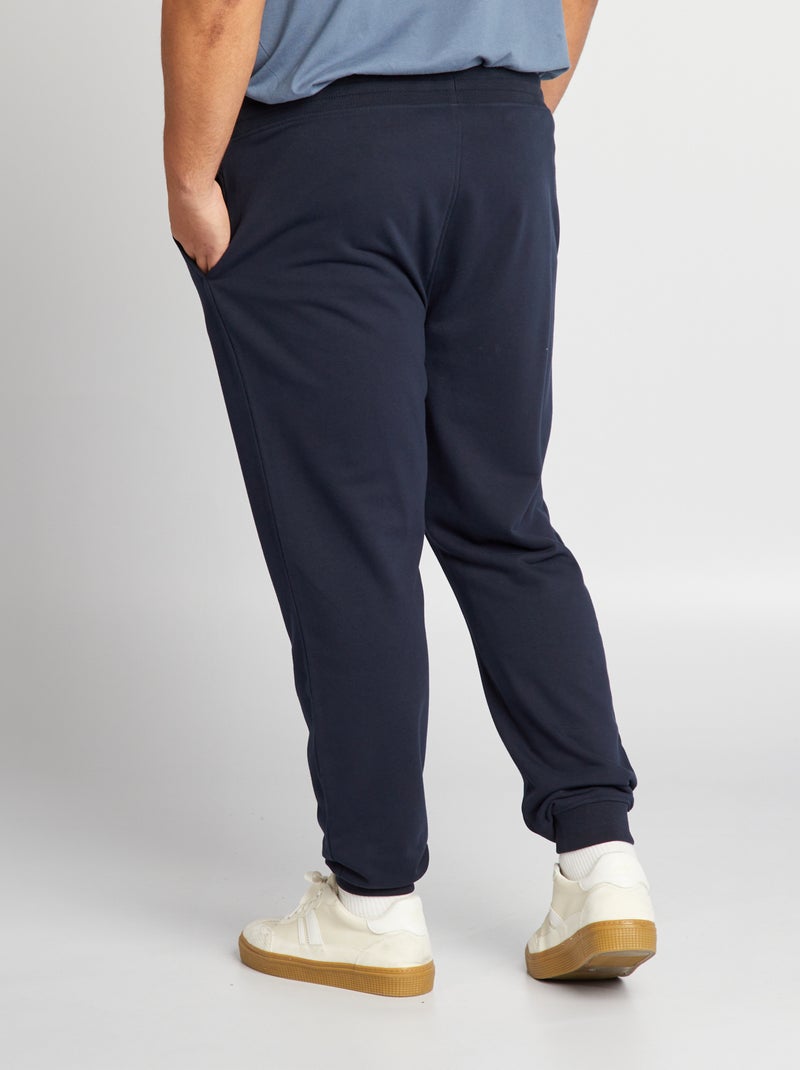 Pantalon de jogging en molleton Bleu marine - Kiabi