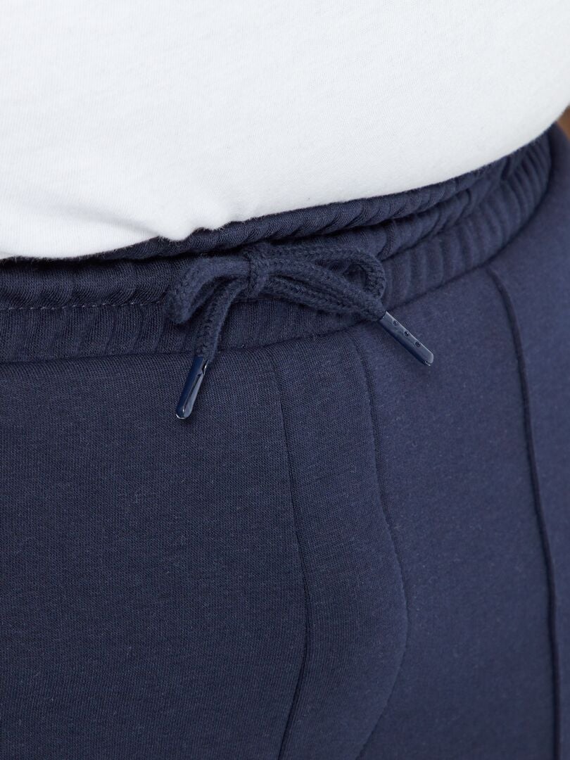 Pantalon de jogging en molleton Bleu marine - Kiabi