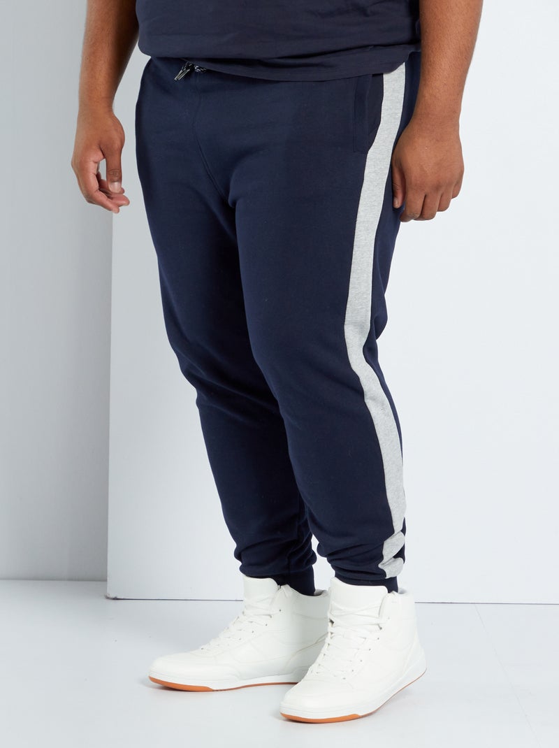Pantalon de jogging en molleton bleu - Kiabi