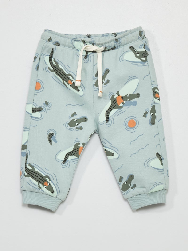 Pantalon de jogging en molleton Bleu - Kiabi