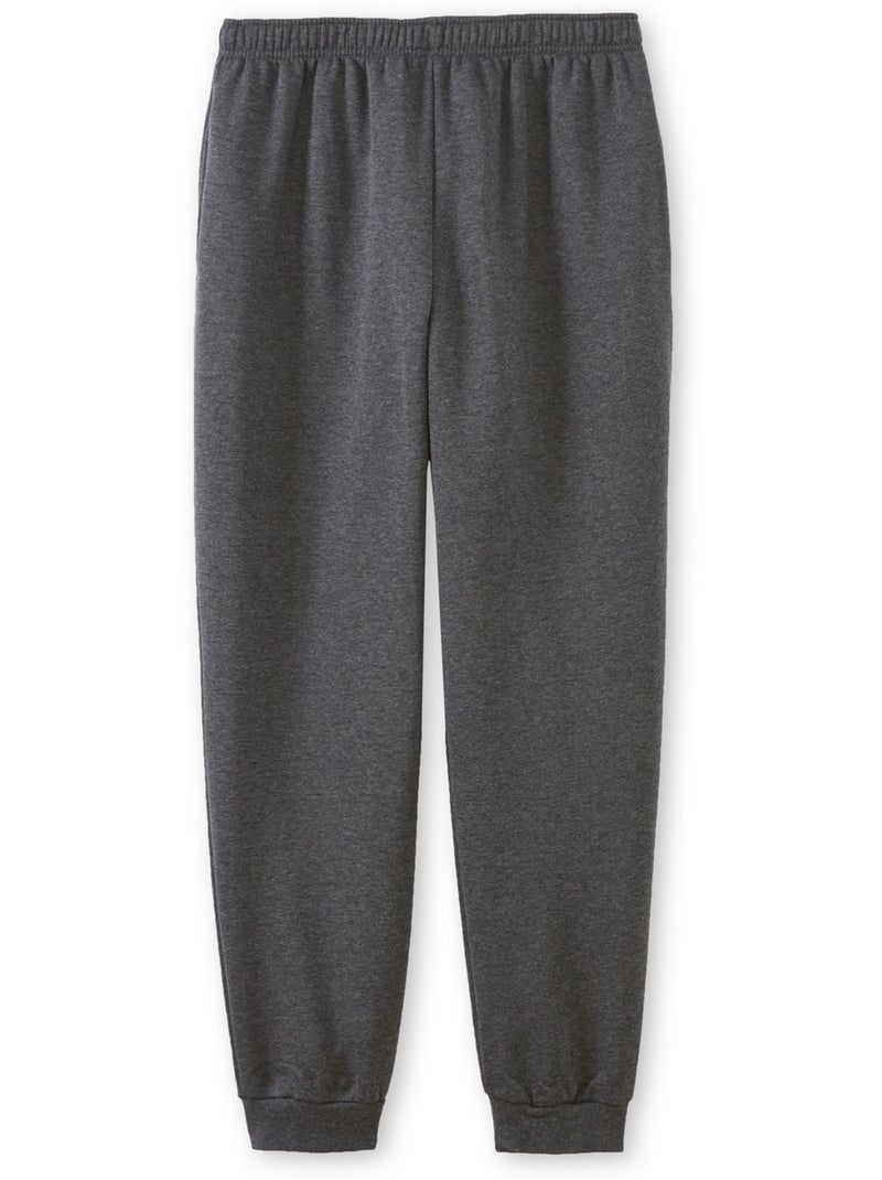Pantalon de jogging en molleton gratté - DAXON gris anthracite - Kiabi