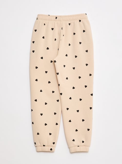 Pantalon de jogging en molleton gratté - Kiabi