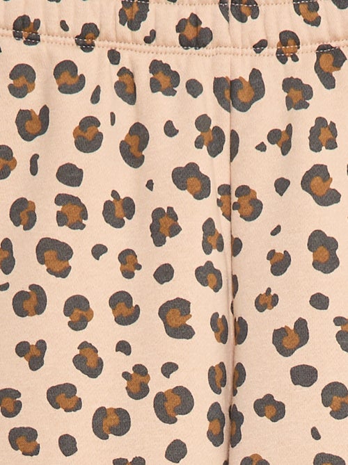 Pantalon de jogging en molleton gratté - Kiabi