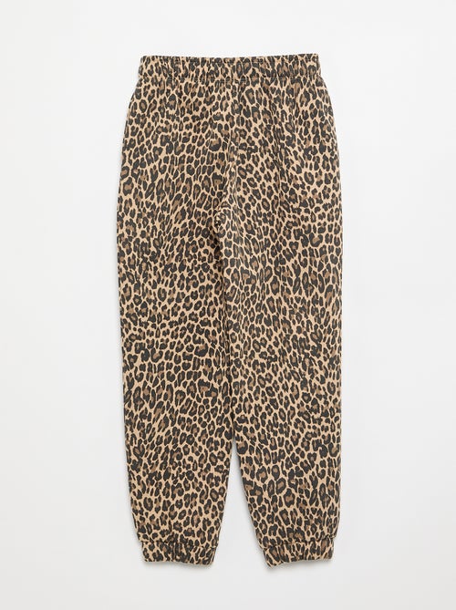 Pantalon de jogging en molleton gratté - Kiabi