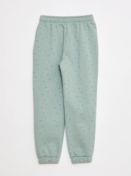Pantalon de jogging en molleton gratté - Kiabi