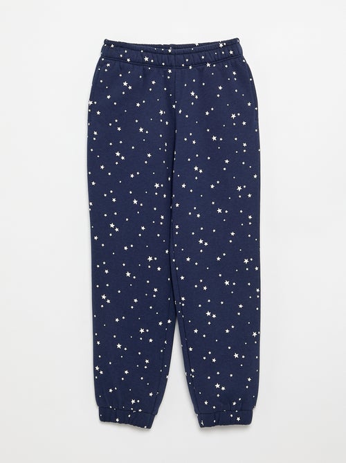 Pantalon de jogging en molleton gratté - Kiabi
