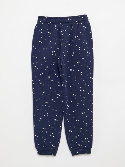 Pantalon de jogging en molleton gratté - Kiabi
