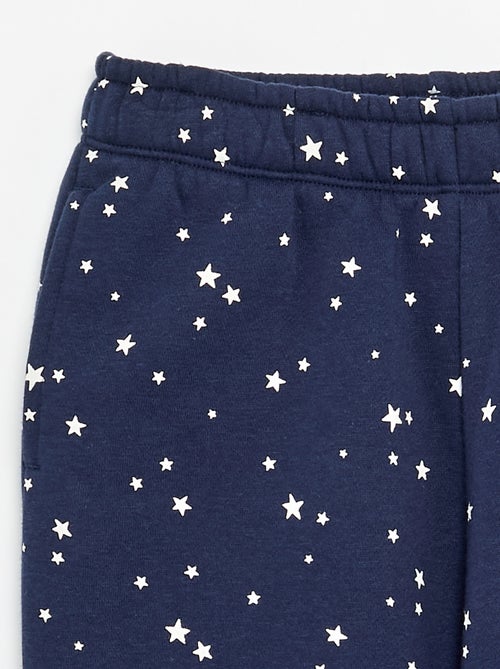 Pantalon de jogging en molleton gratté - Kiabi