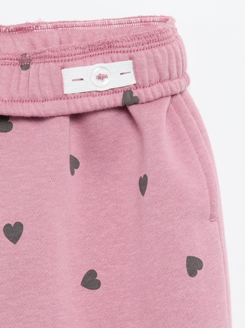 Pantalon de jogging en molleton gratté - Kiabi
