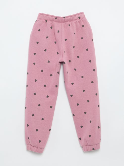 Pantalon de jogging en molleton gratté - Kiabi