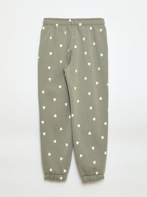 Pantalon de jogging en molleton gratté - Kiabi