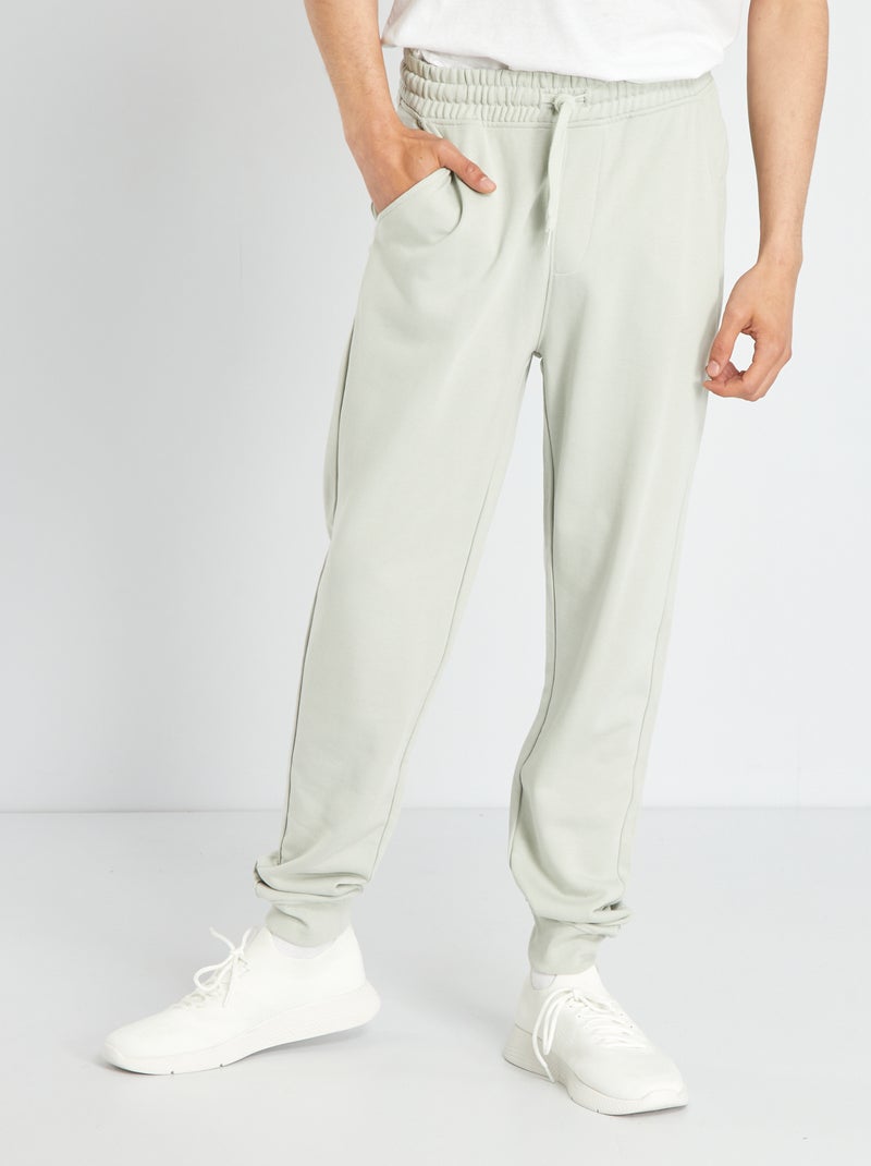 Pantalon de jogging en molleton Gris - Kiabi