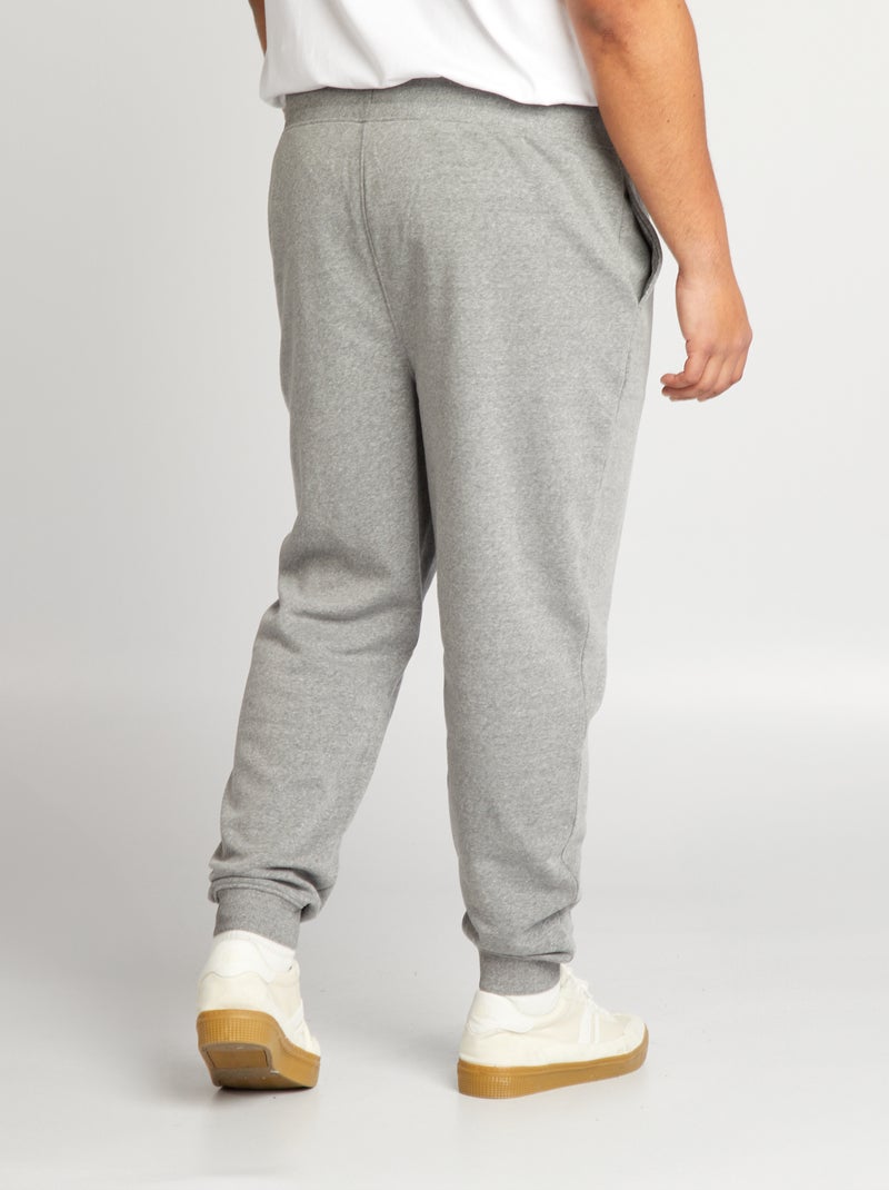 Pantalon de jogging en molleton Gris - Kiabi
