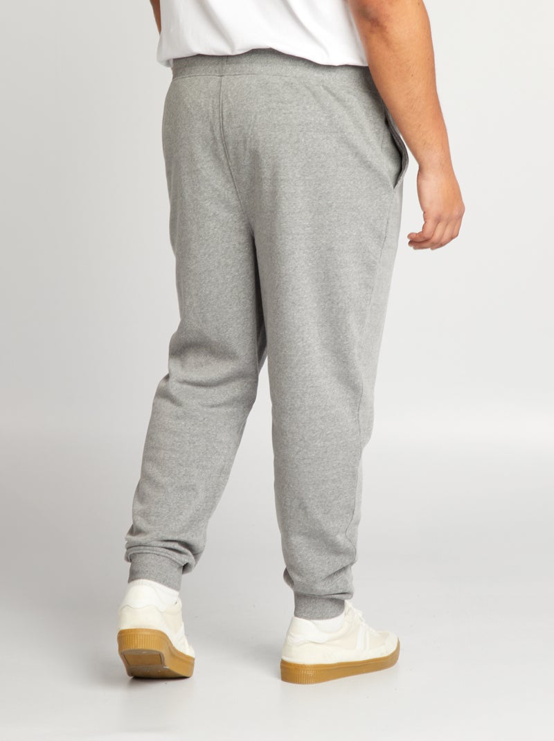 Pantalon de jogging en molleton Gris - Kiabi