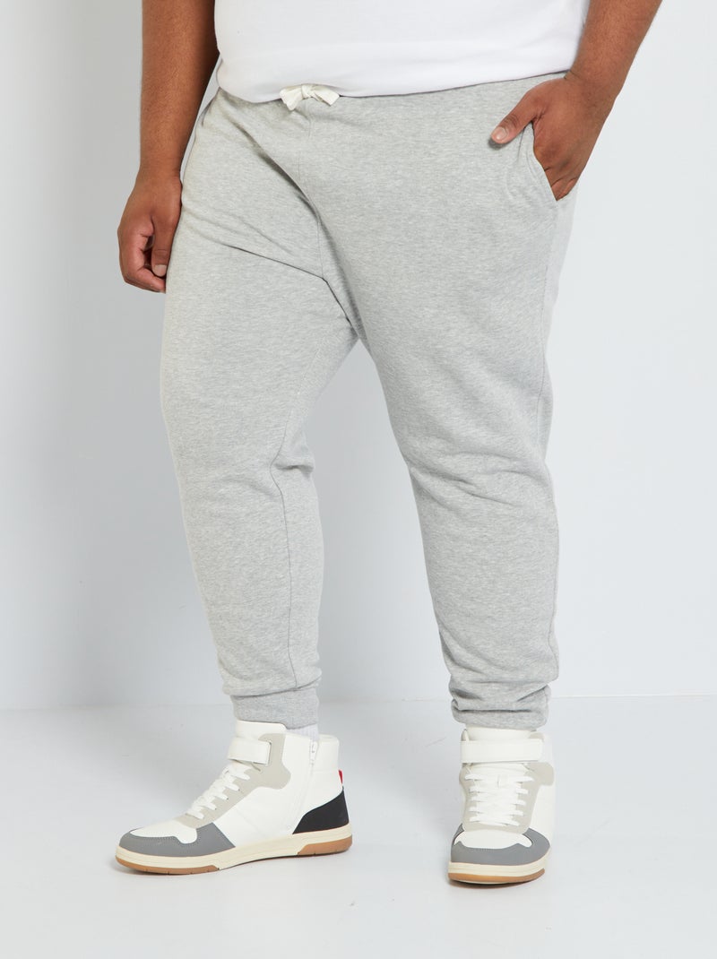 Pantalon de jogging en molleton Gris clair - Kiabi