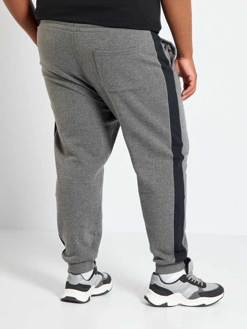 Pantalon de jogging en molleton Gris foncé - Kiabi