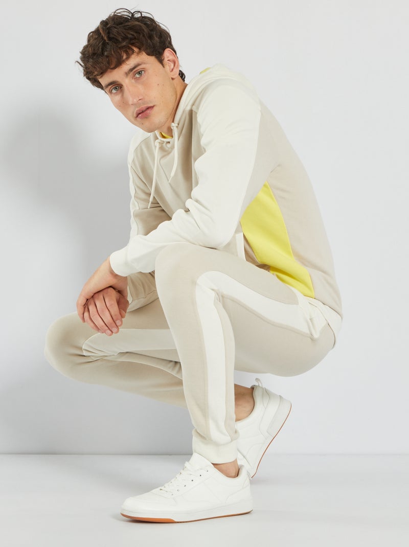 Pantalon de jogging en molleton Gris - Kiabi