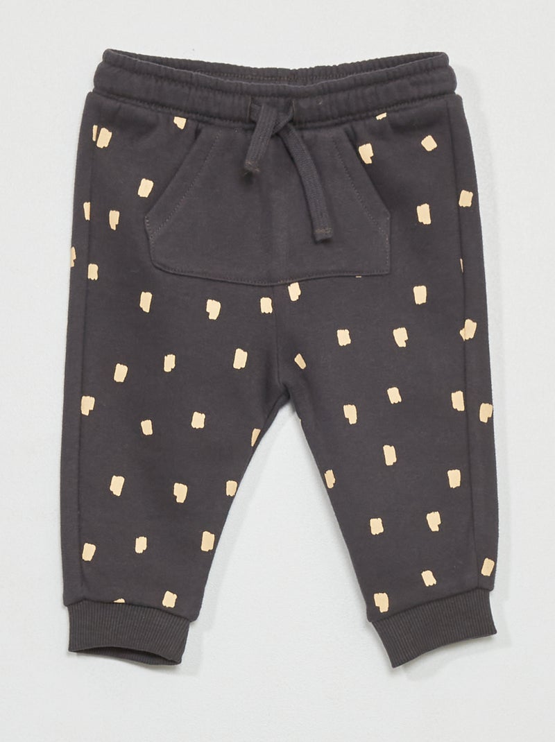 Pantalon de jogging en molleton Gris - Kiabi