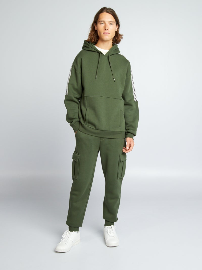 Pantalon de jogging en molleton Kaki - Kiabi