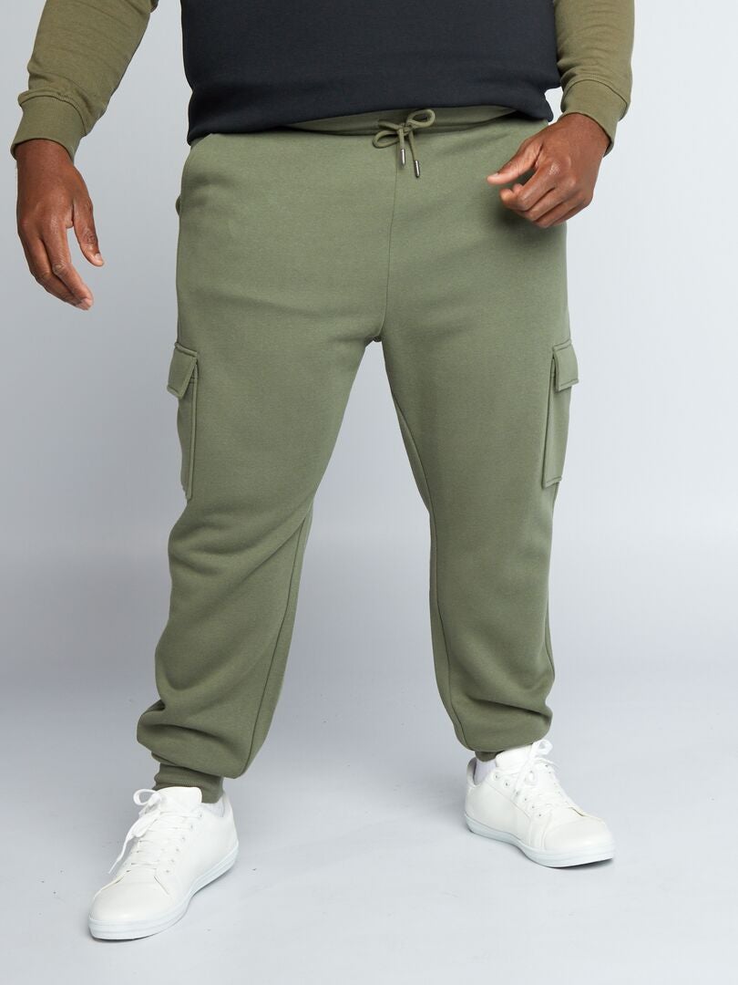 Pantalon en molleton avec imprimé - Toujours + chaud - Vert - Kiabi - 8.00€