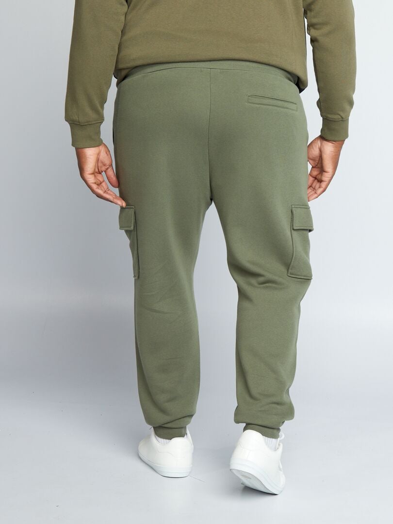 Pantalon de jogging en molleton Vert - Kiabi