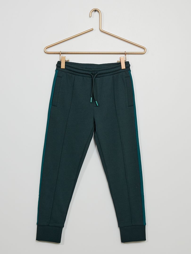 Pantalon de jogging en molleton vert - Kiabi