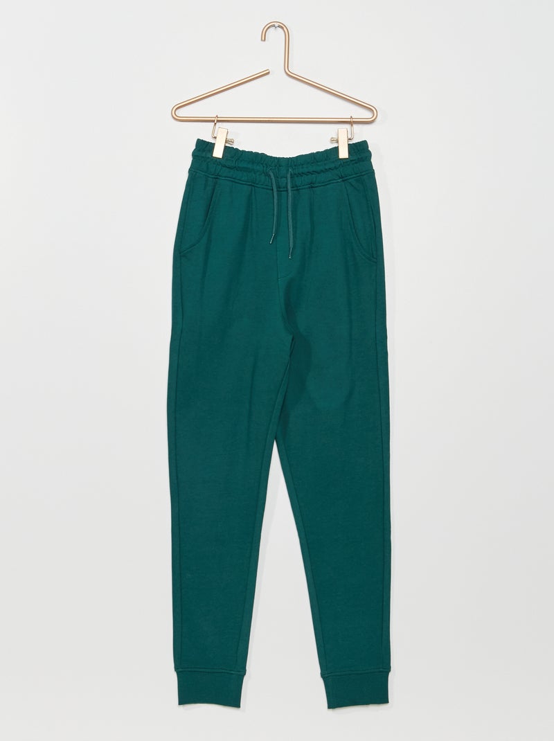 Pantalon de jogging en molleton Vert - Kiabi