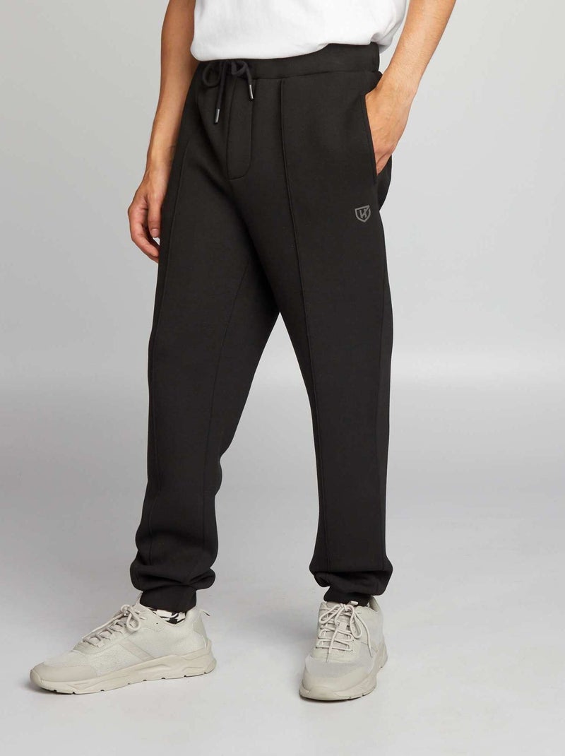 Pantalon de jogging en néoprène Noir - Kiabi