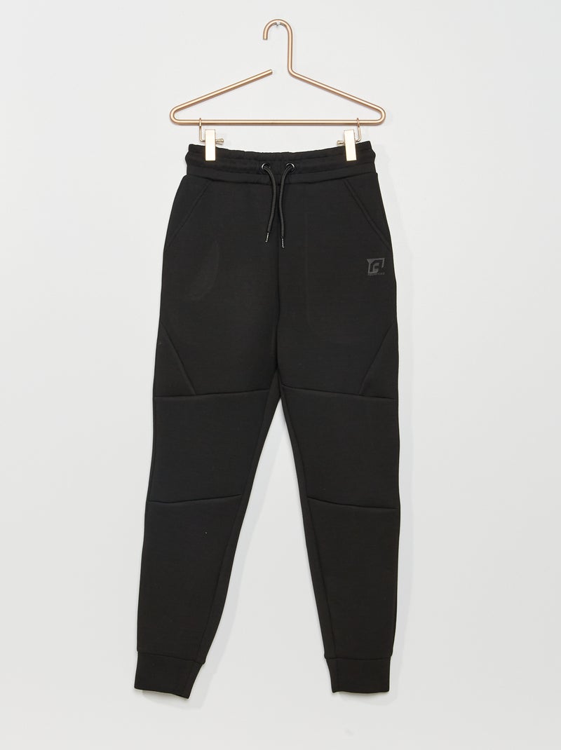 Pantalon de jogging en néoprène Noir - Kiabi