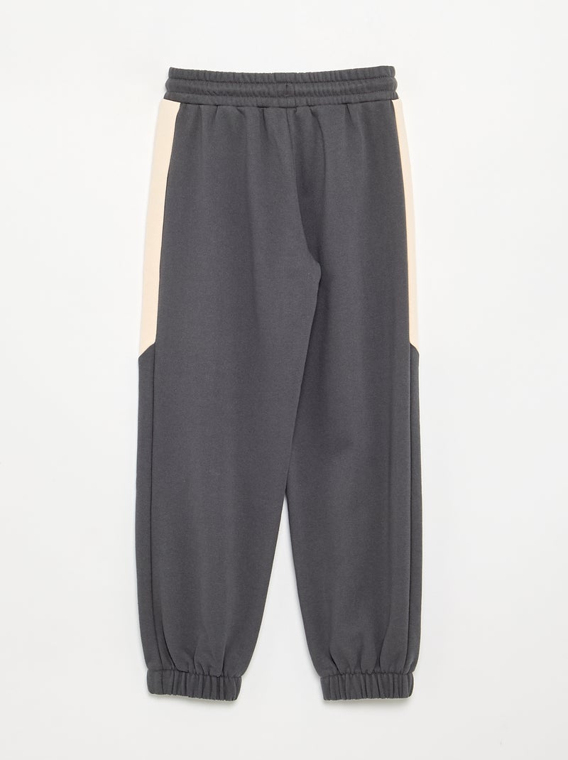Pantalon de jogging en polaire Gris - Kiabi