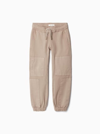 Pantalon de jogging en sergé
