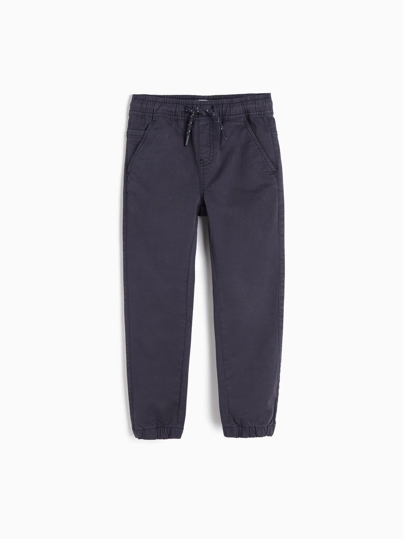 Pantalon de jogging en sergé  MO Fashion Bleu - Kiabi
